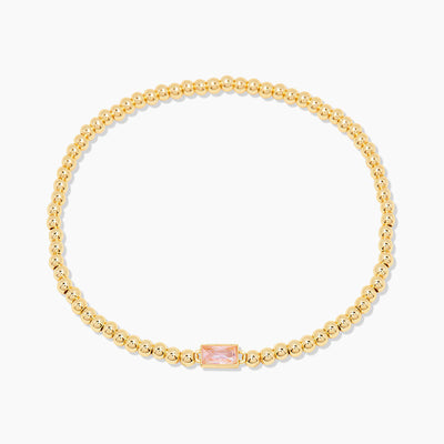 December Birthstone Bead Chain Bracelet