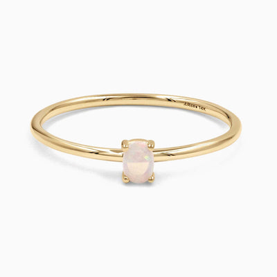 December Birthstone Shaped Gemstone Ring