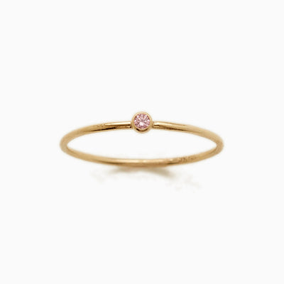 December Birthstone Hoop Ring