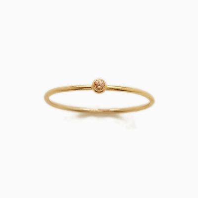 December Birthstone Hoop Ring