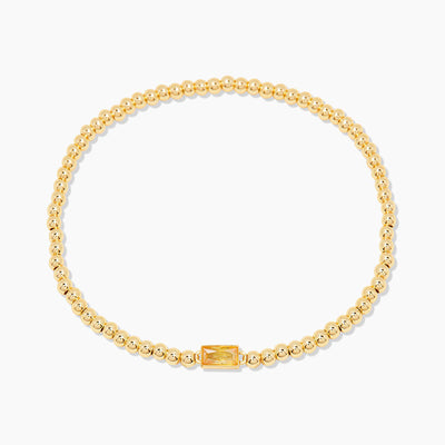 December Birthstone Bead Chain Bracelet