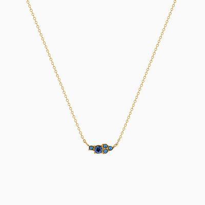 December Birthstone Luxury Multi-Gemstone Necklace