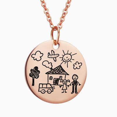 Personalized Photo Name Pet Pendant Necklace