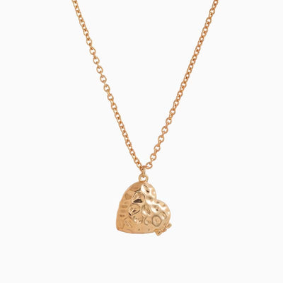 Fashionable Heart-Shaped Opening and Closing Photo Album Necklace