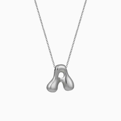 Stylish And Personalized Cute Glossy Letter Necklace