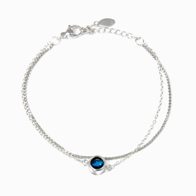 Projection Photo Customed Double Chain Bead Bracelet