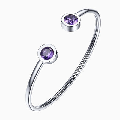 December Birthstone Double Gemstone Simple Bracelet