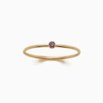 December Birthstone Hoop Ring