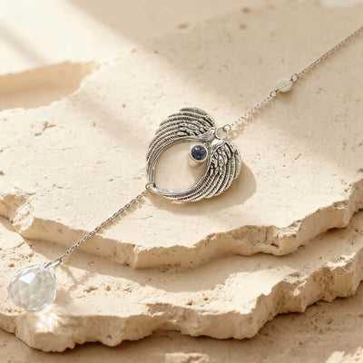 Personalized Photo Projection Angel Wings Christmas Decoration Pendant