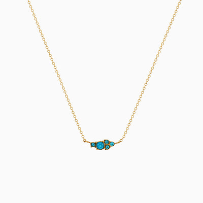 December Birthstone Luxury Multi-Gemstone Necklace