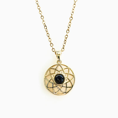 Projection Photo Customed Large Round Necklace