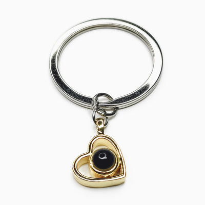 Photo Personalization Heart  Keychain