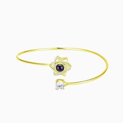Projection Photo Customed Star Diamond Bracelet