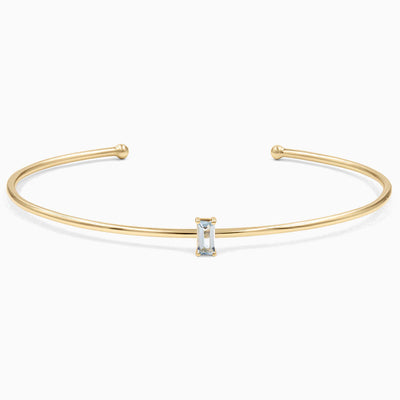 December Birthstone Inlaid Special Shape Zircon Bracelet