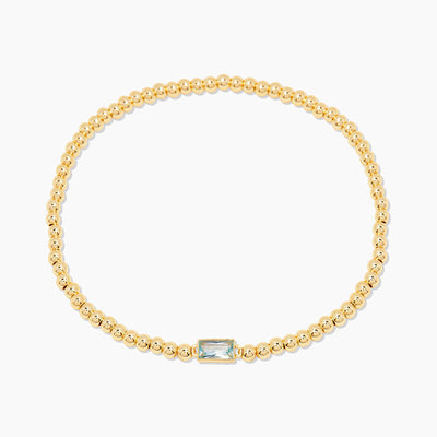 December Birthstone Bead Chain Bracelet