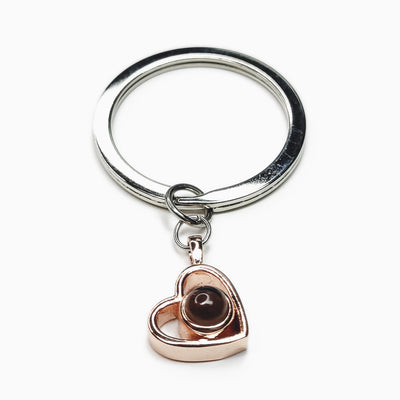 Photo Personalization Heart  Keychain