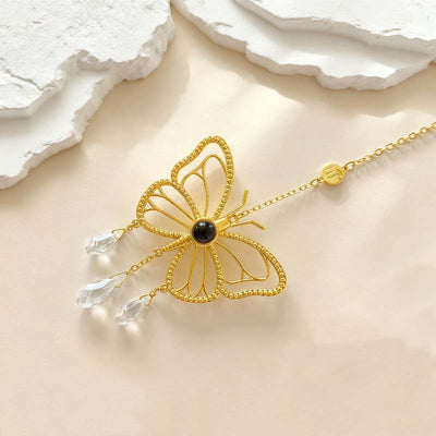 Personalized Photo Projection Hollow Butterfly Christmas Decoration Pendant