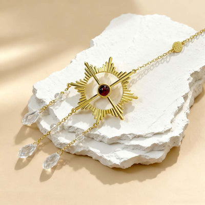 Personalized Photo Projection Sun Rays Christmas Decoration Pendant