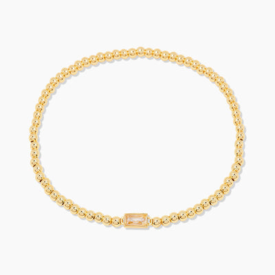 December Birthstone Bead Chain Bracelet