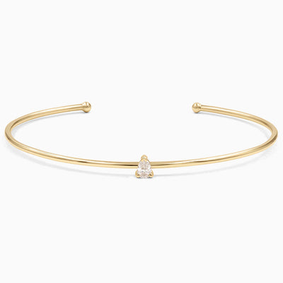 December Birthstone Inlaid Special Shape Zircon Bracelet