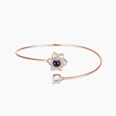 Projection Photo Customed Star Diamond Bracelet