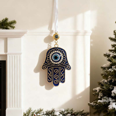 Personalized Photo Projection Evil Eye Christmas Decoration Pendant