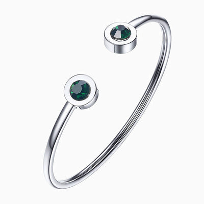 December Birthstone Double Gemstone Simple Bracelet