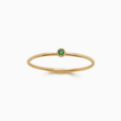 December Birthstone Hoop Ring