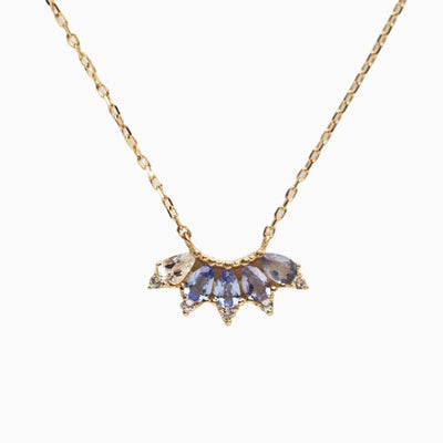 December Birthstone Personalized Inlaid Zircon Chocker Necklace