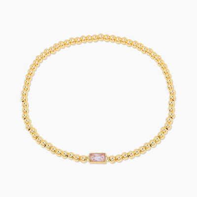 December Birthstone Bead Chain Bracelet