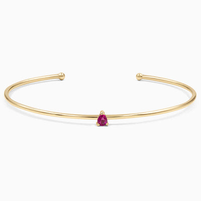 December Birthstone Inlaid Special Shape Zircon Bracelet