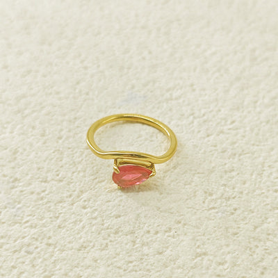 December Birthstone Teardrop Ring