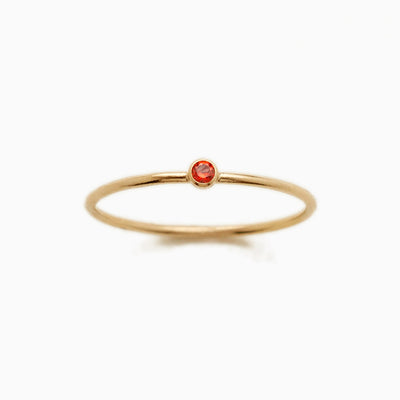 December Birthstone Hoop Ring