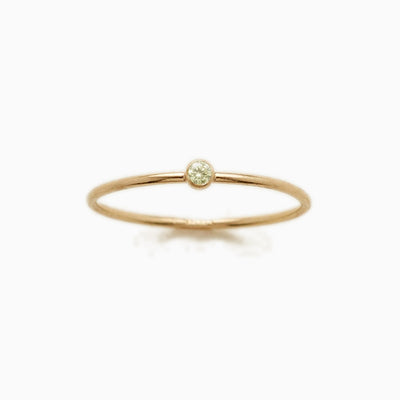 December Birthstone Hoop Ring