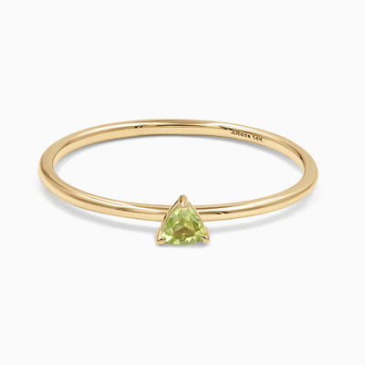 December Birthstone Shaped Gemstone Ring