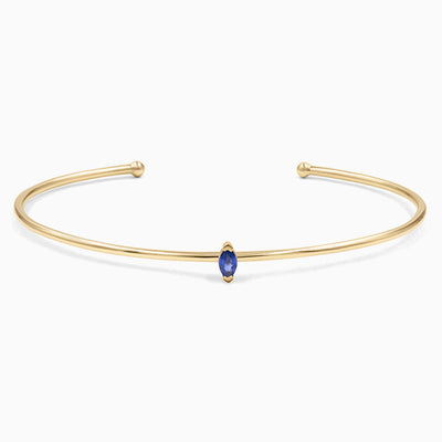 December Birthstone Inlaid Special Shape Zircon Bracelet