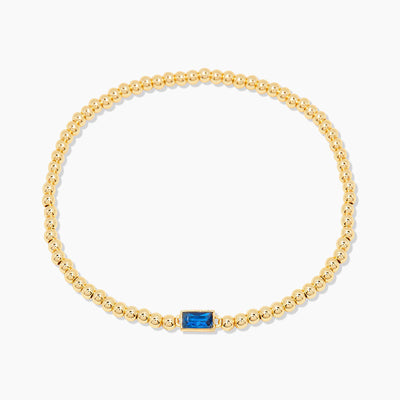 December Birthstone Bead Chain Bracelet