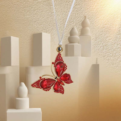 Personalized Photo Projection Colorful Butterfly Christmas Decoration Pendant
