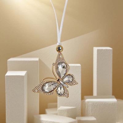 Personalized Photo Projection Colorful Butterfly Christmas Decoration Pendant