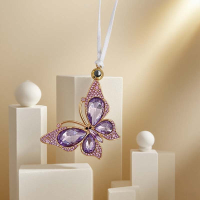 Personalized Photo Projection Colorful Butterfly Christmas Decoration Pendant