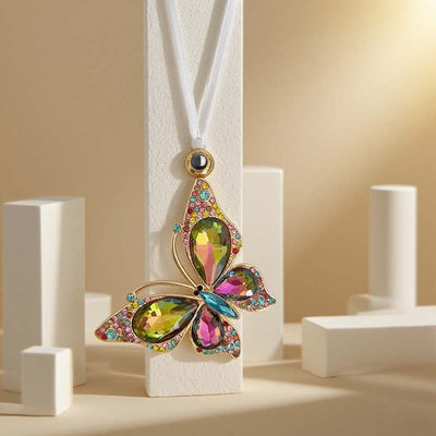 Personalized Photo Projection Colorful Butterfly Christmas Decoration Pendant