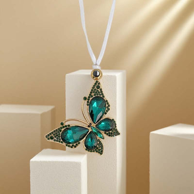 Personalized Photo Projection Colorful Butterfly Christmas Decoration Pendant