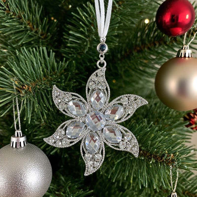Personalized Photo Projection Flower Christmas Decoration Pendant
