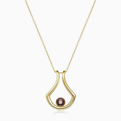 Projection Photo Customed U Shape Necklace